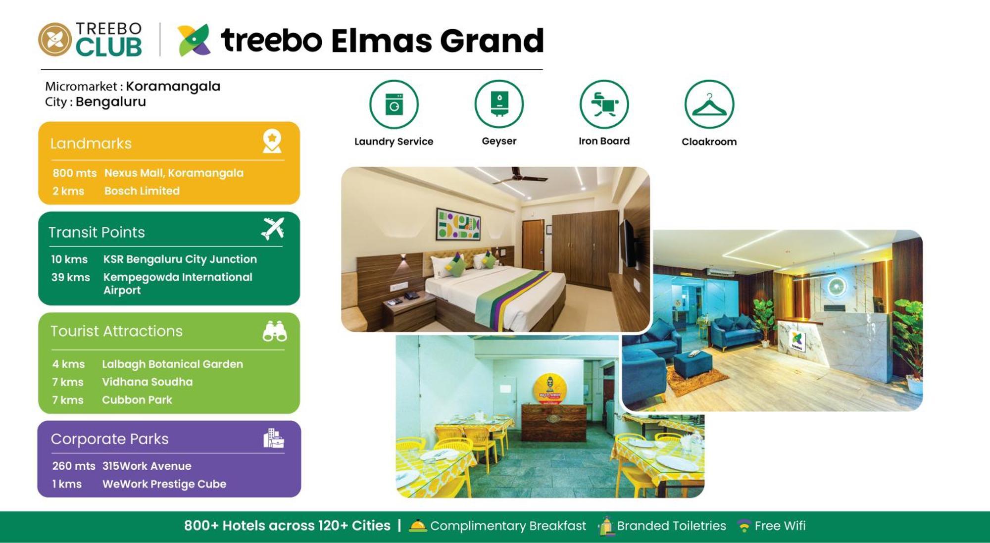 Treebo Elmas Grand Hotel Bangalore Exterior photo